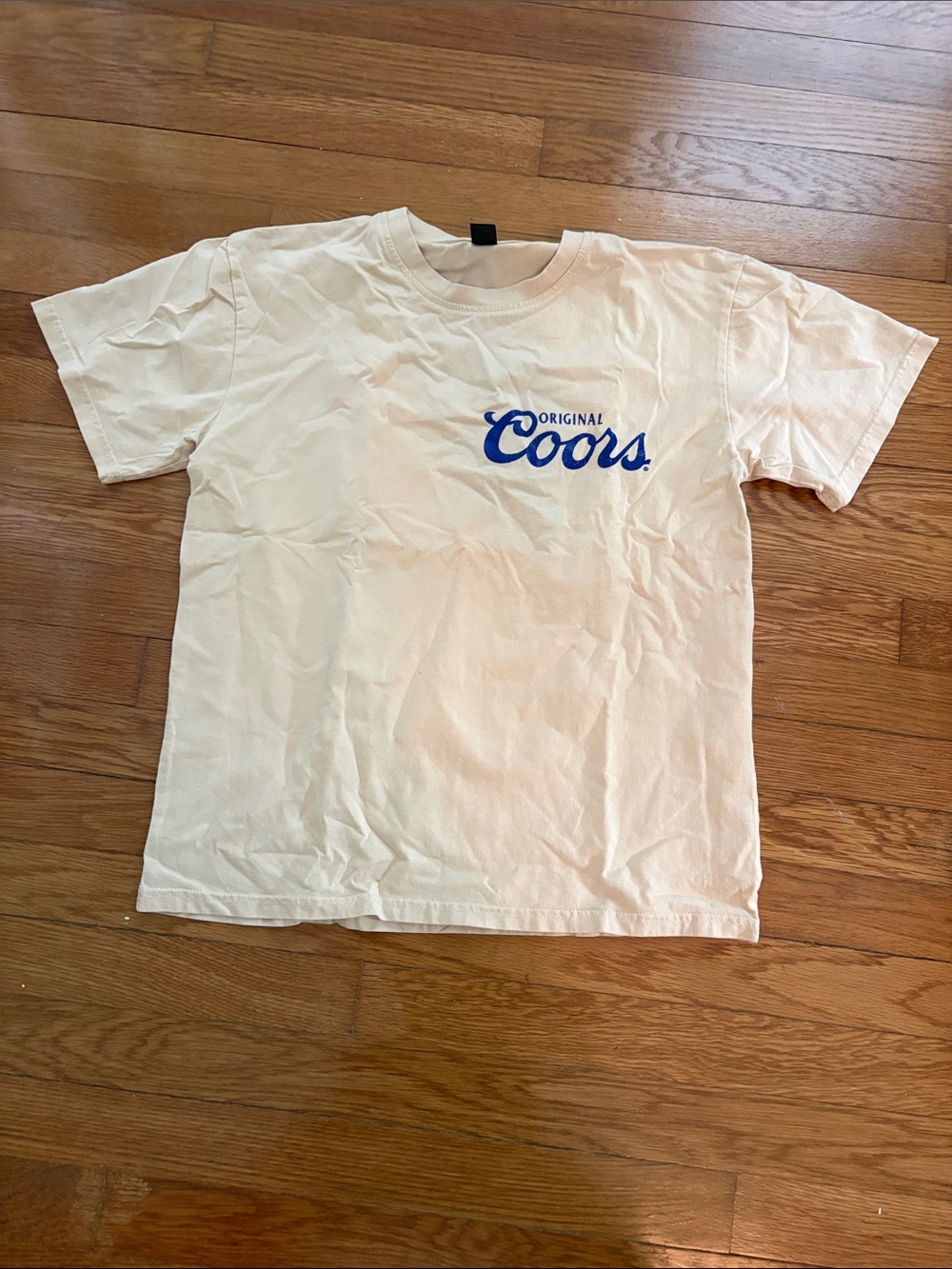 Coors Original Logo Short Sleeve shirt Cream